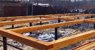 Пол на винтовых сваях Пугачёв цена от 15861 руб.