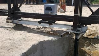 Купить сваи для ворот в Пугачёв. Заказать ворота на сваях под ключ от 22206 руб